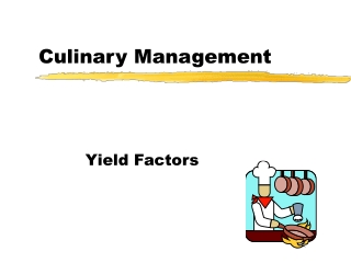 Culinary Management