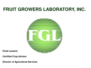 FRUIT GROWERS LABORATORY, INC.