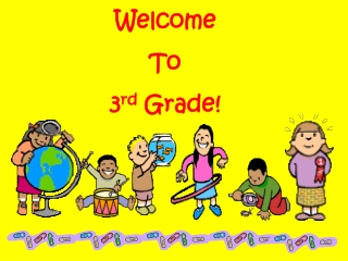 Welcome To 3 rd  Grade!