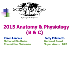 2015 Anatomy &amp; Physiology 				(B &amp; C)