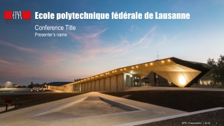 Ecole polytechnique fédérale de Lausanne