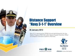 Distance Support  “Navy 3-1-1” Overview