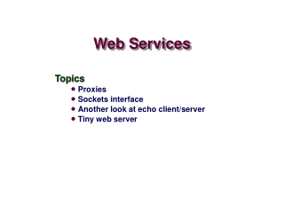 Web Services