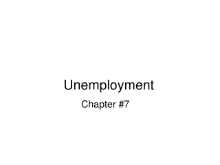 Unemployment