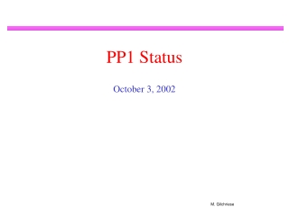 PP1 Status