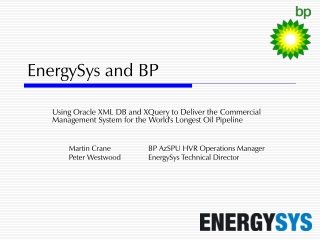 EnergySys and BP