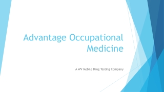 Advantage Occupational Medicine