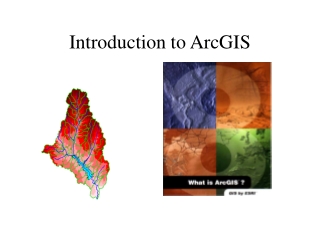 Introduction to ArcGIS