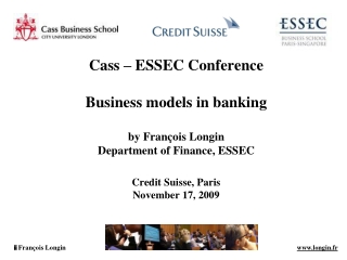 Business models in banking