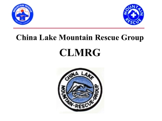 China Lake Mountain Rescue Group CLMRG