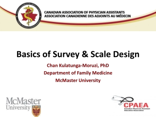 Basics of Survey &amp; Scale Design