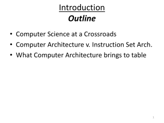 Introduction Outline