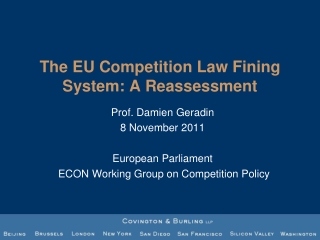 The EU Competition Law Fining System: A Reassessment