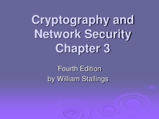 Cryptography and Network Security Chapter 3