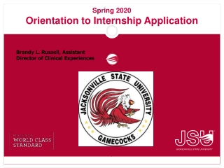 Spring 2020 Orientation to Internship Application