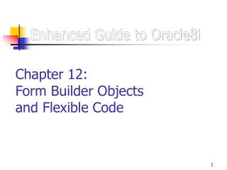 Enhanced Guide to Oracle8i