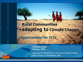 Rural Communities  adapting to  Climate Change