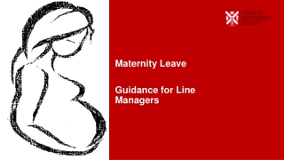 Maternity Leave   Guidance for Line Managers