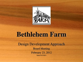 Bethlehem Farm