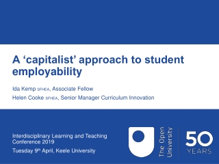 A ‘capitalist’ approach to student employability