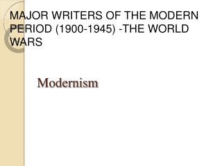 Modernism