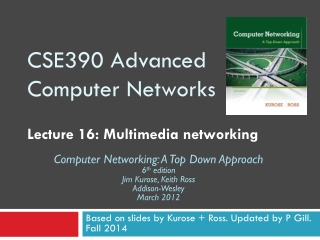 CSE390 Advanced Computer Networks