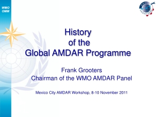 History  of the  Global AMDAR Programme