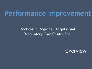 Performance Improvement