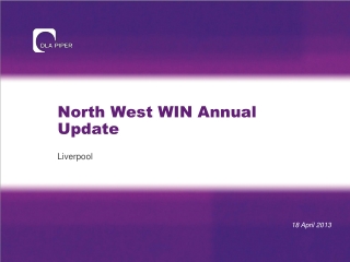 North West WIN Annual Update