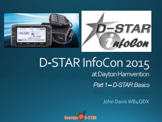 D-STAR InfoCon 2015 at Dayton  Hamvention Part 1 – D-STAR Basics