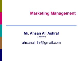 Marketing Management