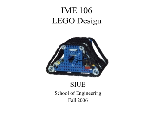 IME 106 LEGO Design