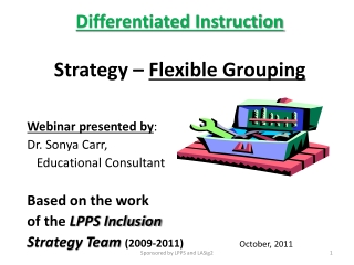 Differentiated Instruction Strategy –  Flexible Grouping