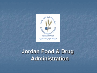 Jordan Food &amp; Drug     Administration
