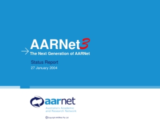 AARNet 3 The Next Generation of AARNet