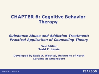 CHAPTER 6:  Cognitive Behavior Therapy