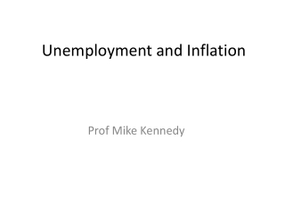 Unemployment and Inflation