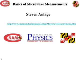 Basics of Microwave Measurements