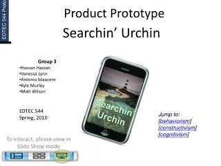 Searchin’ Urchin