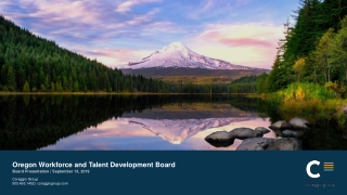 Oregon Workforce and Talent Development Board