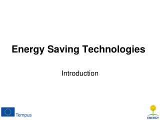 Energy Saving Technologies