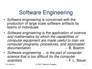 Software Engineering