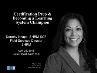 Certification Prep &amp;  Becoming a Learning System Champion