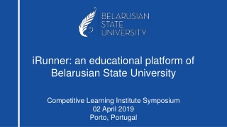 iRunner: an educational platform of Belarusian State University