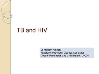 TB and HIV