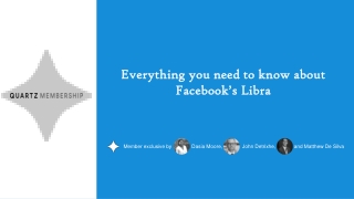 Everything you need to know about Facebook’s Libra