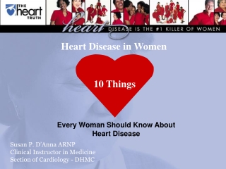 Heart Disease in Women