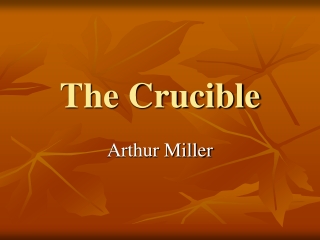 The Crucible