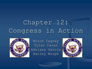 Chapter 12: Congress in Action