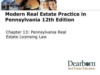 Modern Real Estate Practice in Pennsylvania 12th Edition